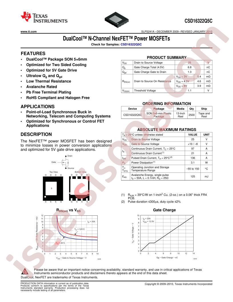 CSD16322Q5C