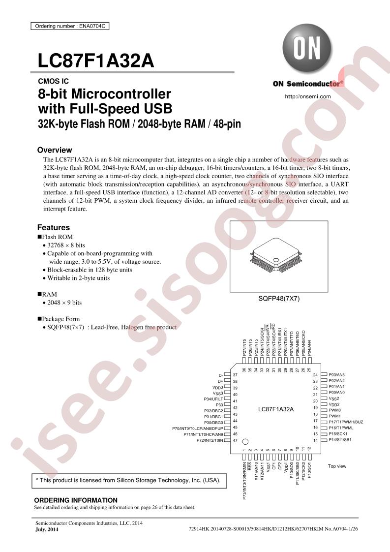 LC87F1A32A