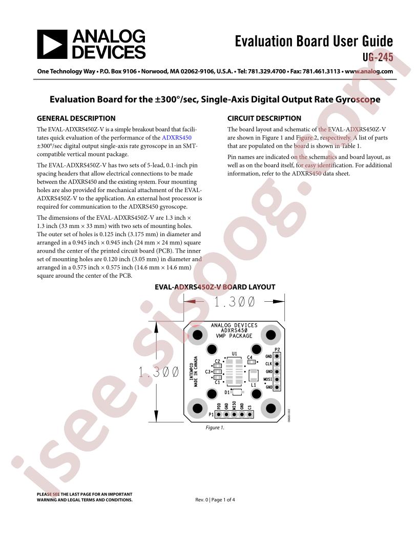 EVAL-ADXRS450Z-V Guide
