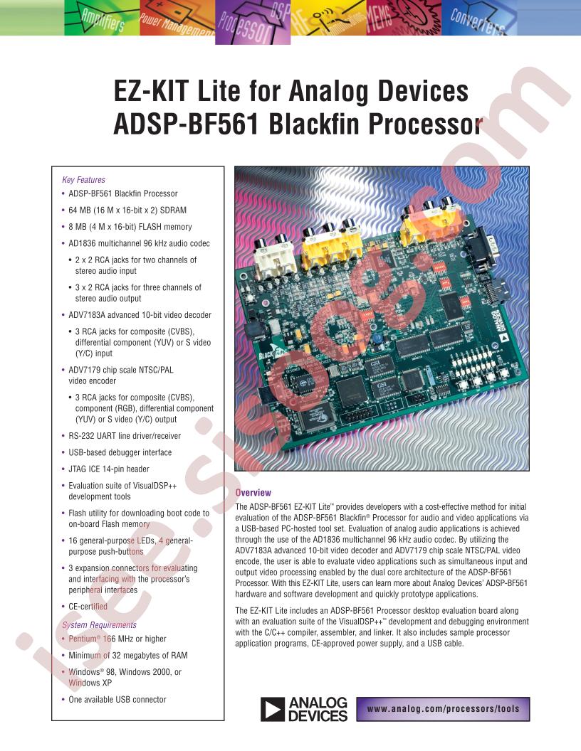 ADSP-BF561-EZLITE