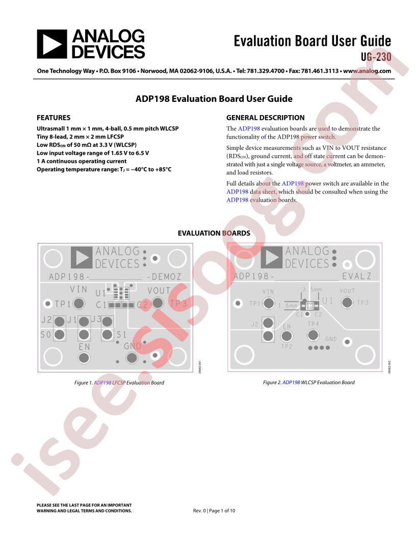 ADP198CP-EVALZ