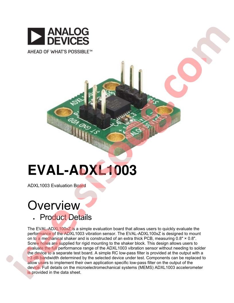 EVAL-ADXL1003Z