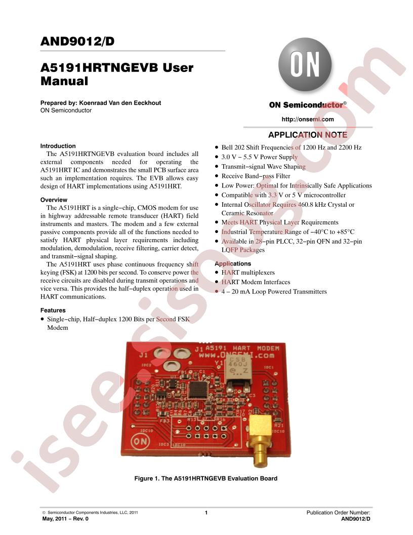 A5191HRTNGEVB Manual