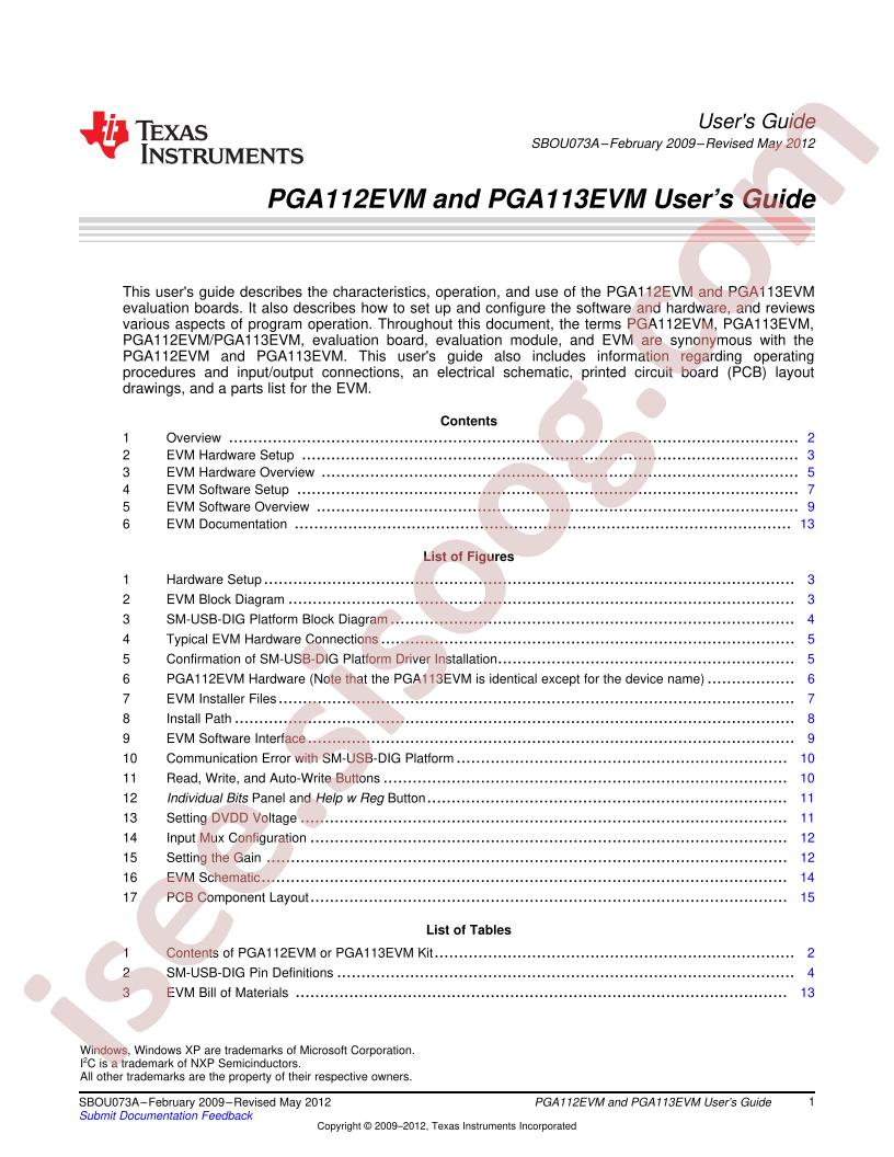PGA112EVM