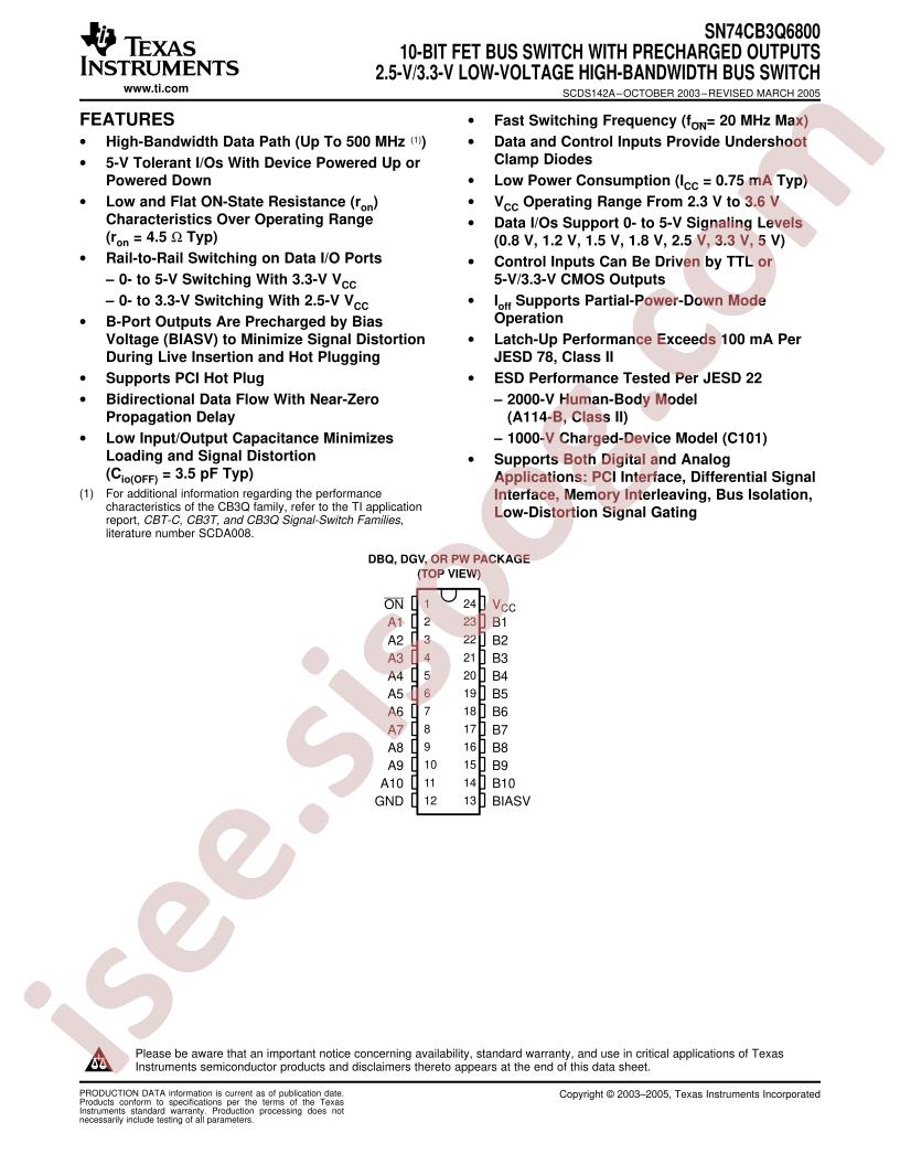 SN74CB3Q6800