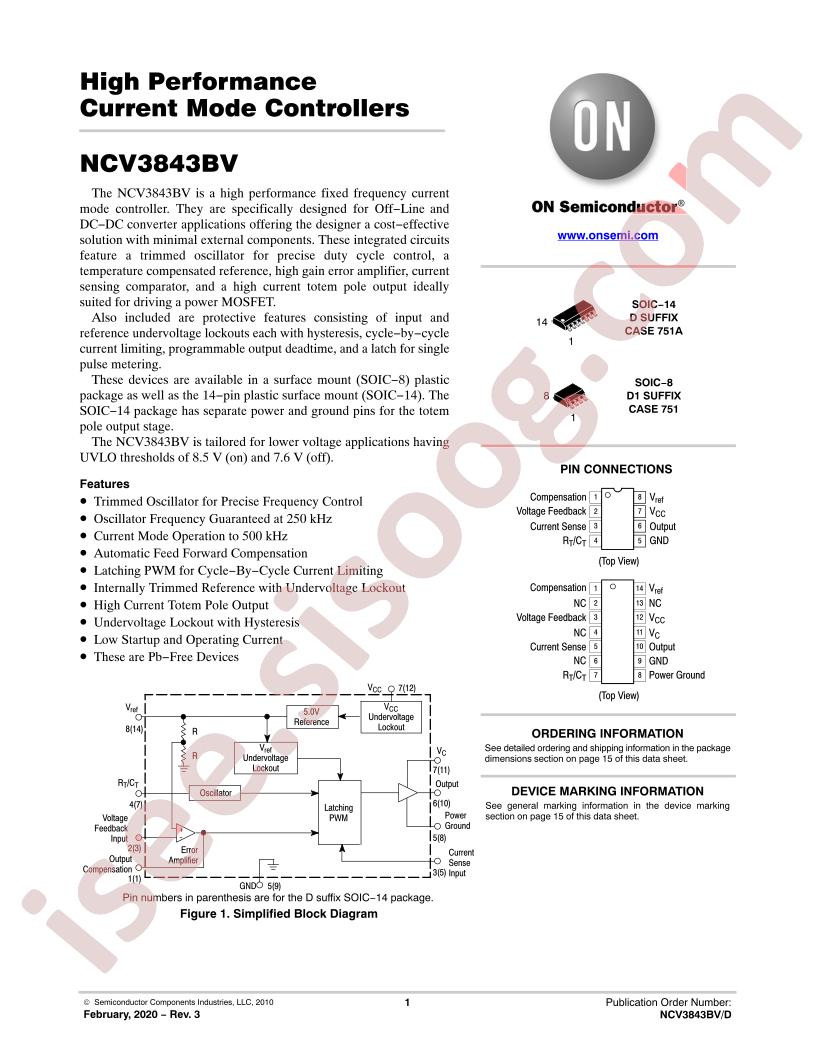 NCV3843BV