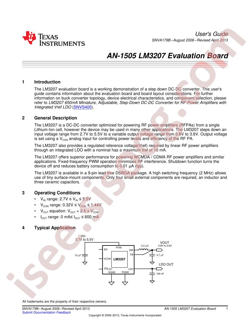 LM3207 Eval Board
