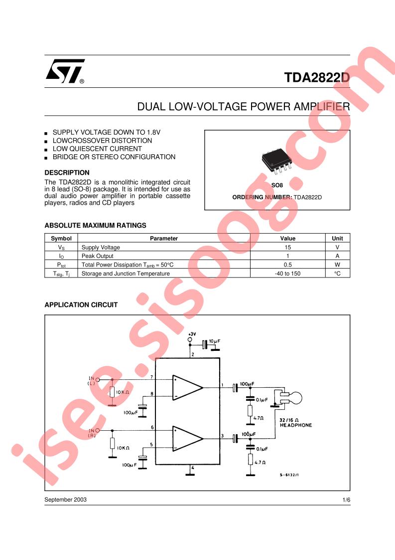 TDA2822D