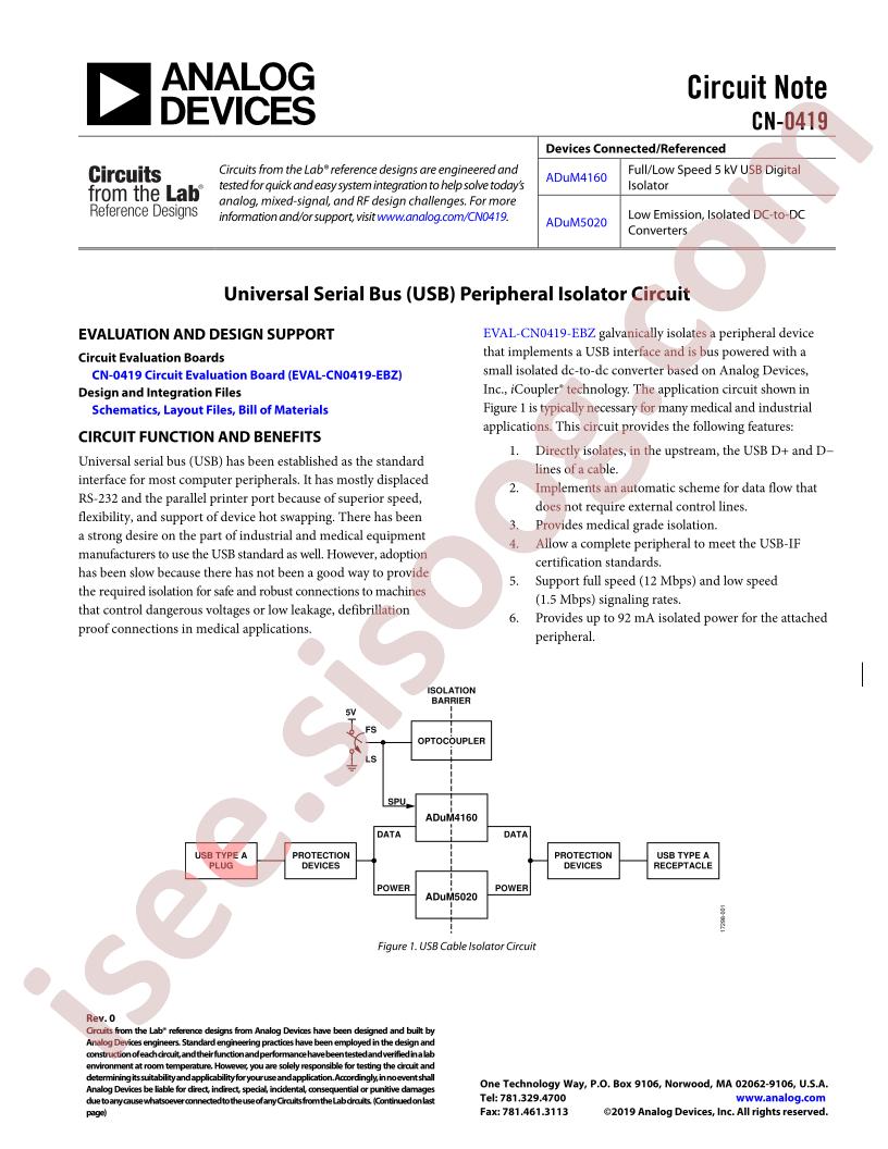 CN-0419 Circuit Note