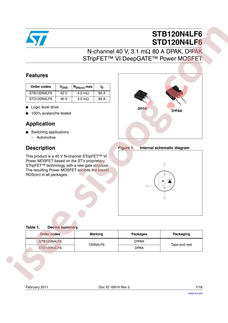 STx120N4LF6