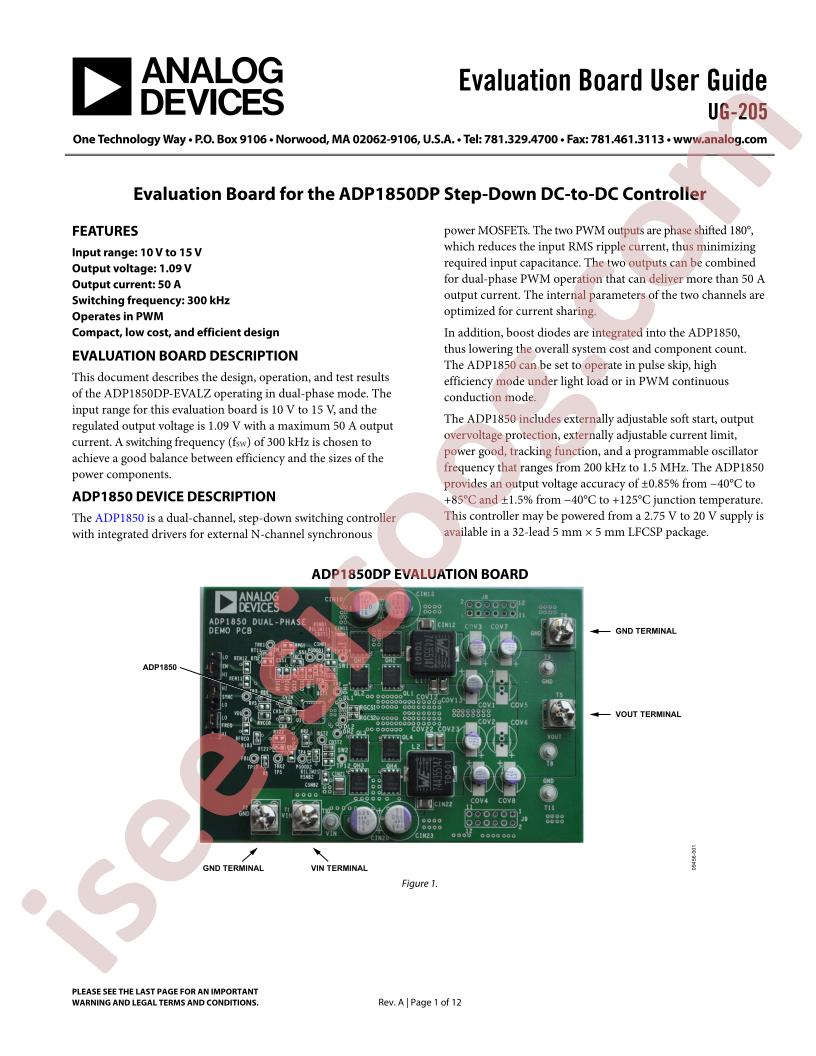 ADP1850DP Eval Board