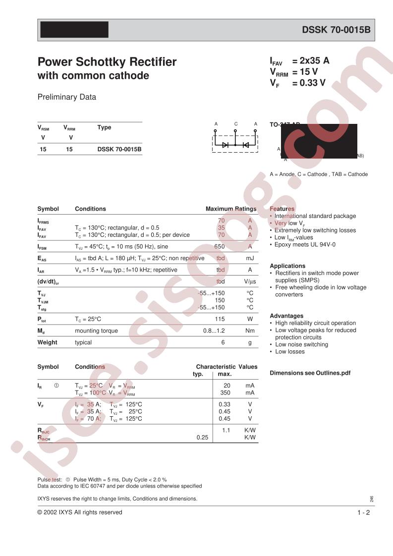 DSSK70-0015B