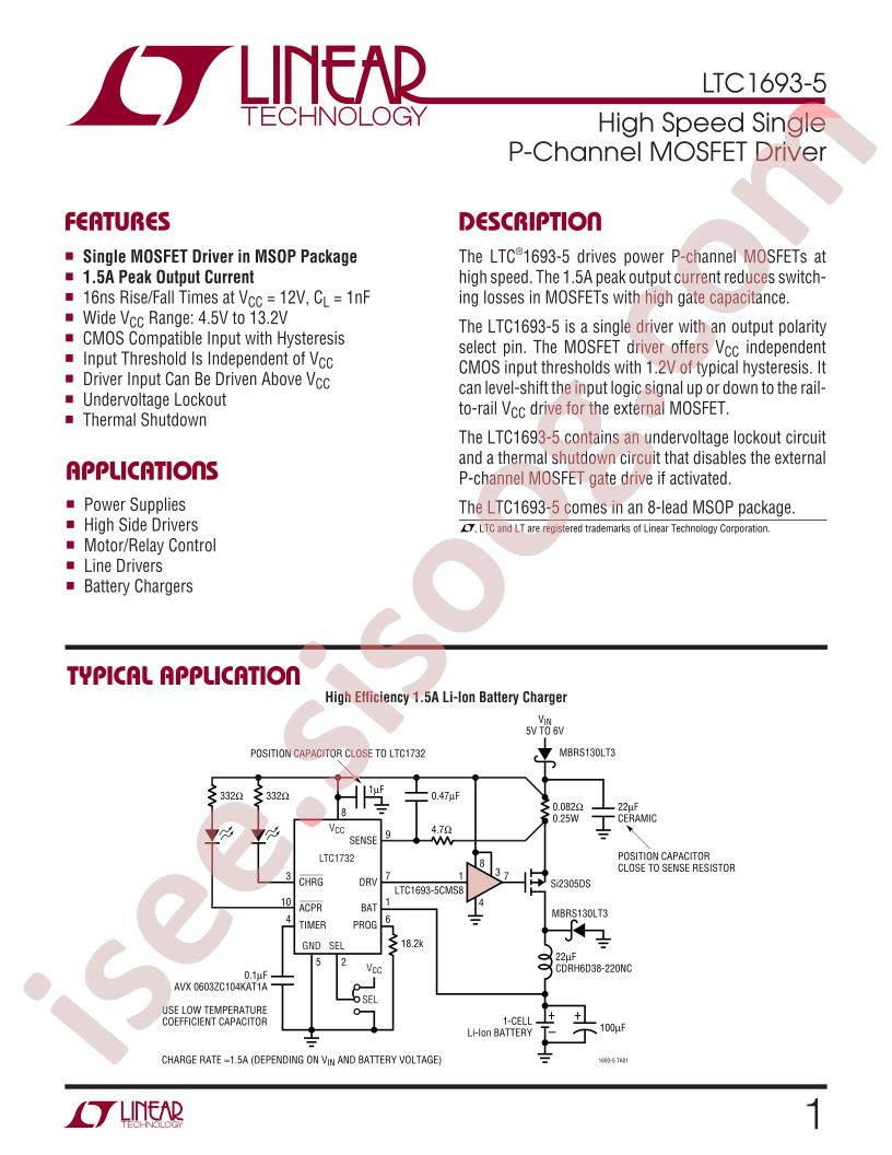 LTC1693-5