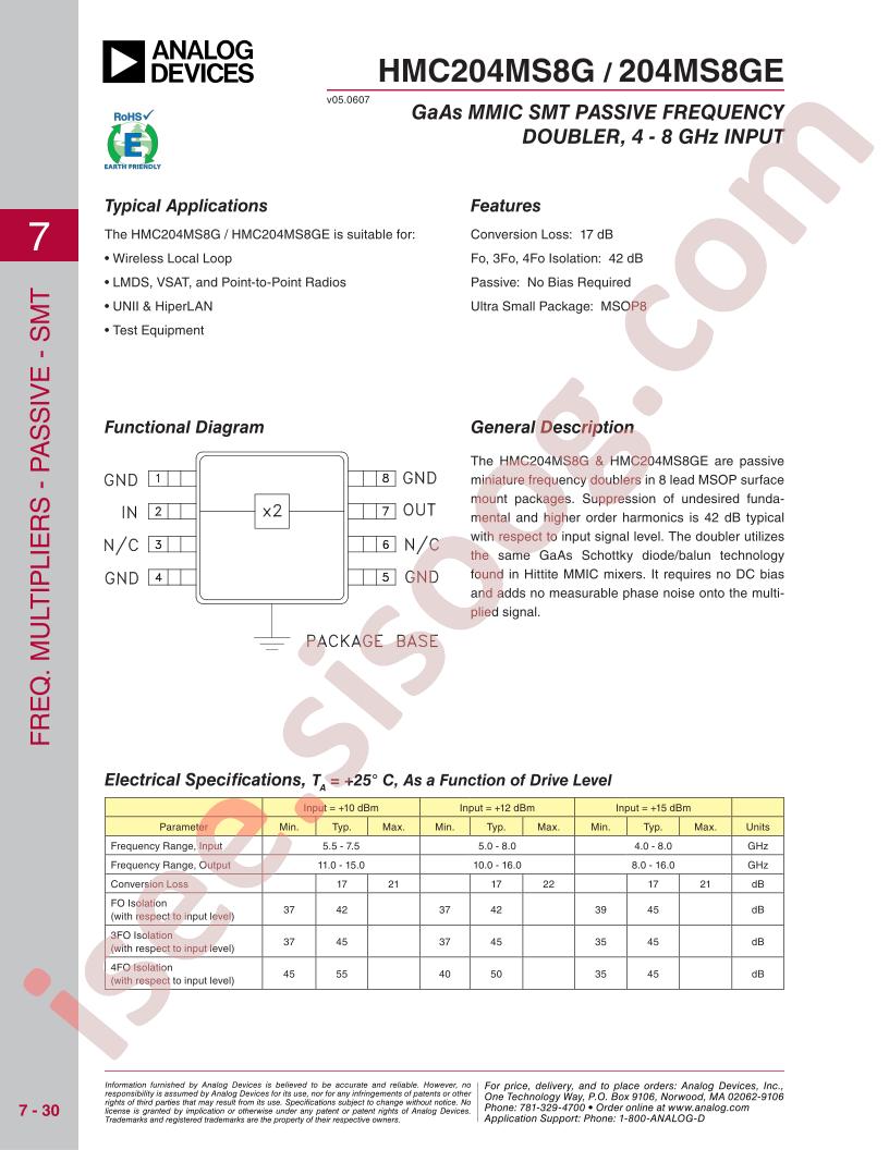 HMC204MS8G(E)