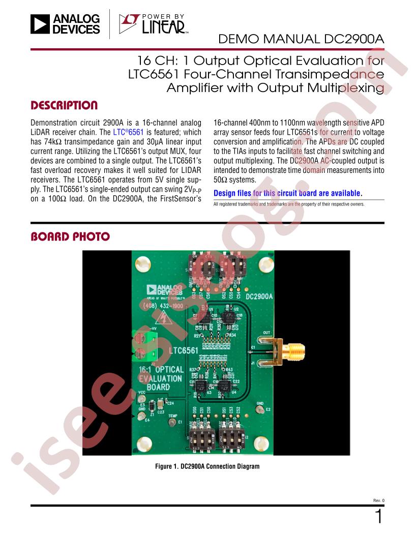 DC2900A Demo Manual
