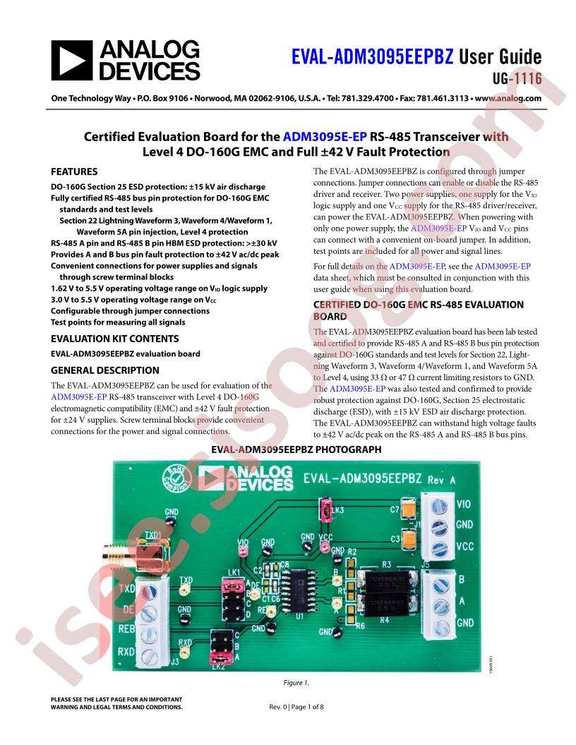 EVAL-ADM3095EEPBZ Guide