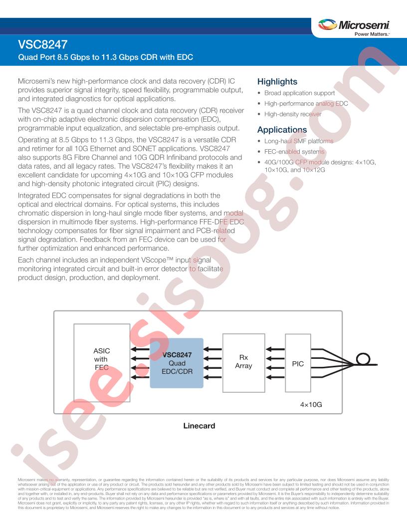 VSC8247 Brief