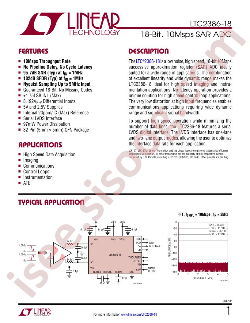 LTC2386-18 Datasheet