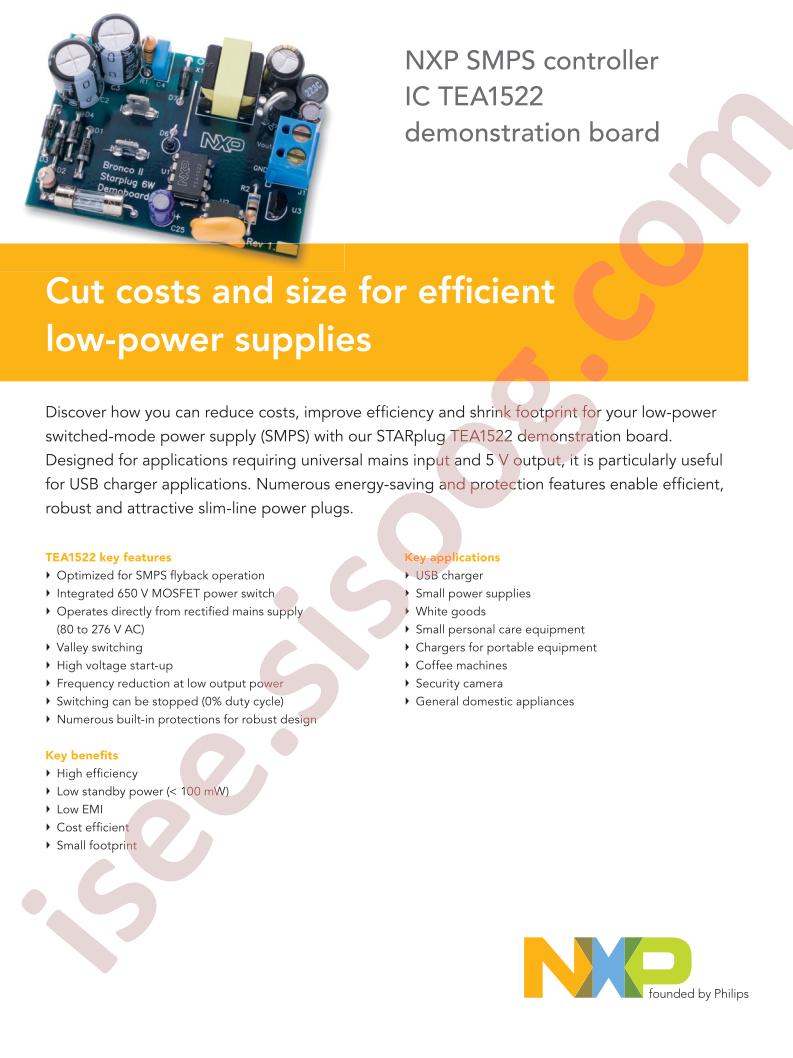 TEA1522 Demo Board Flyer