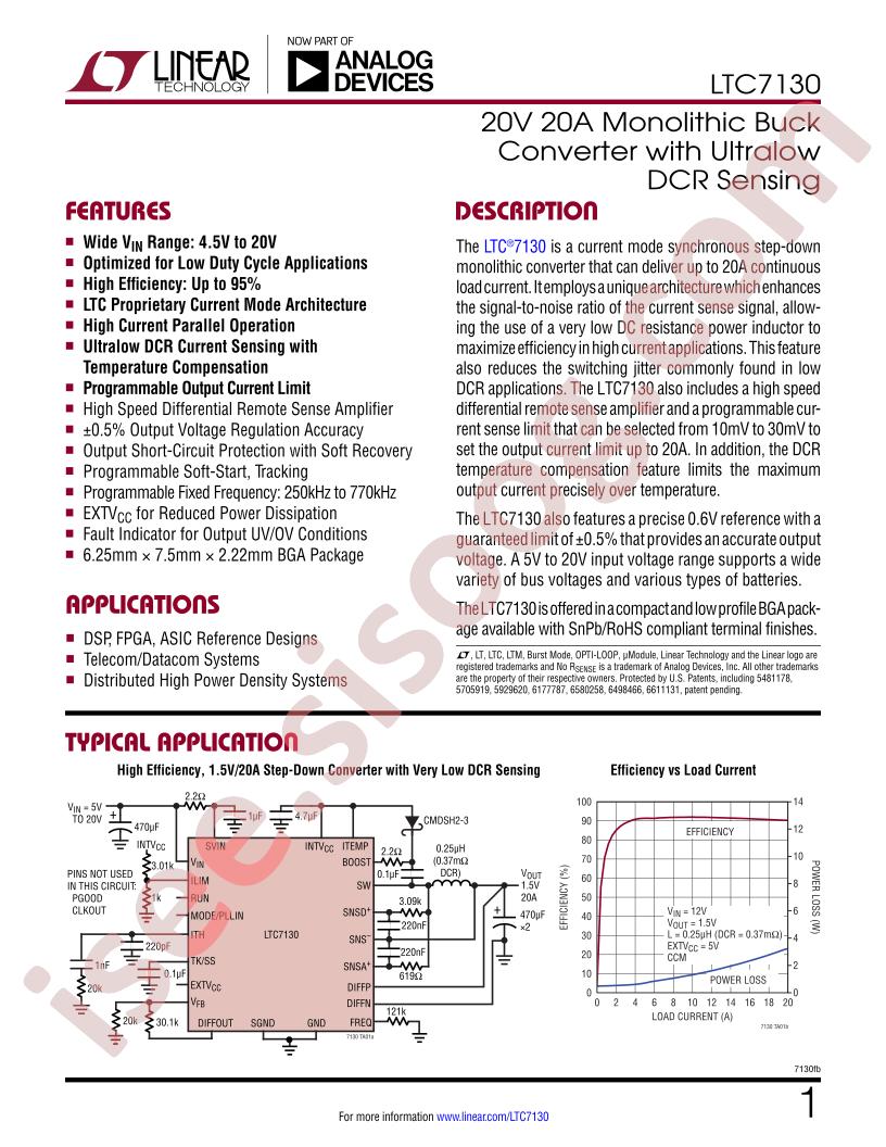LTC7130 Datasheet