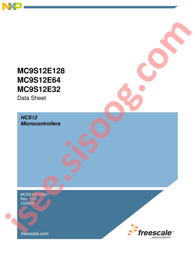 MC9S12E128,64,32