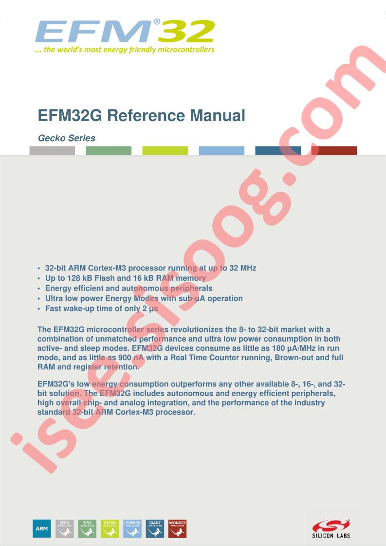 EFM32G Reference Manual