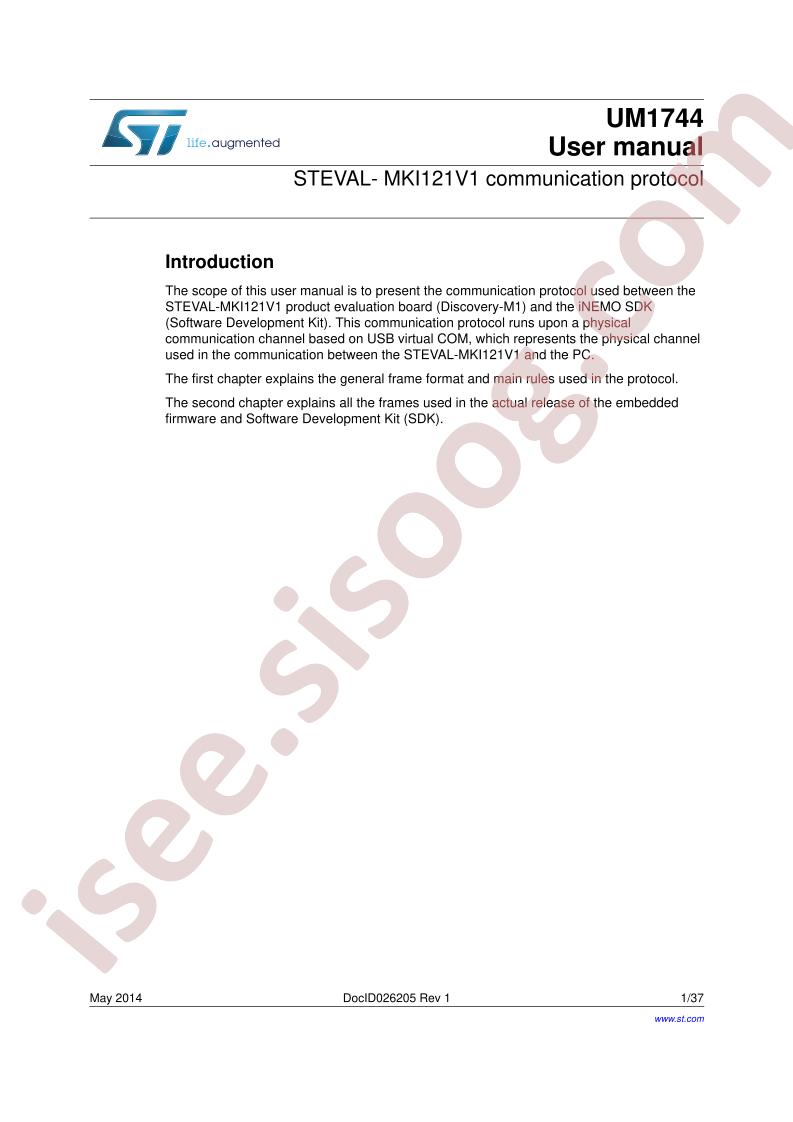 STEVAL-MKI121V1 User Manual