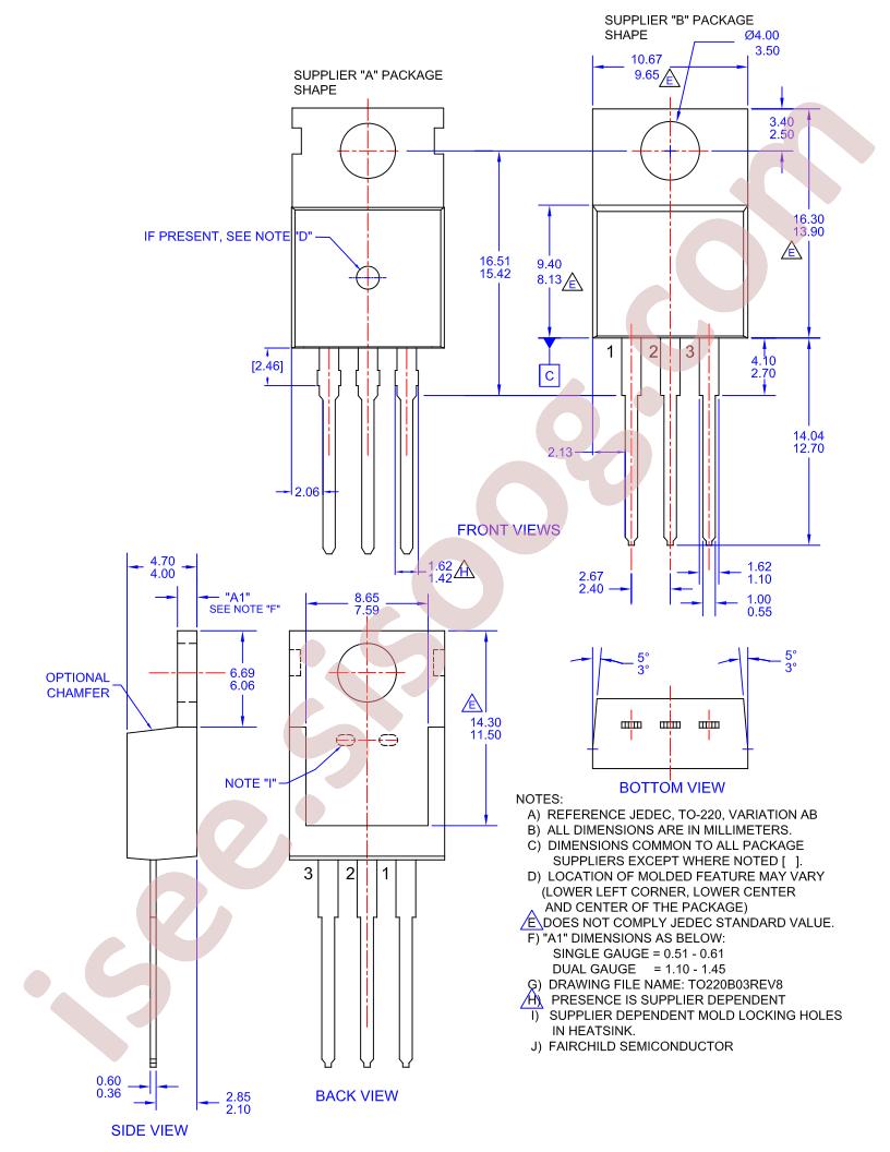 TO220B03 Pkg Drawing