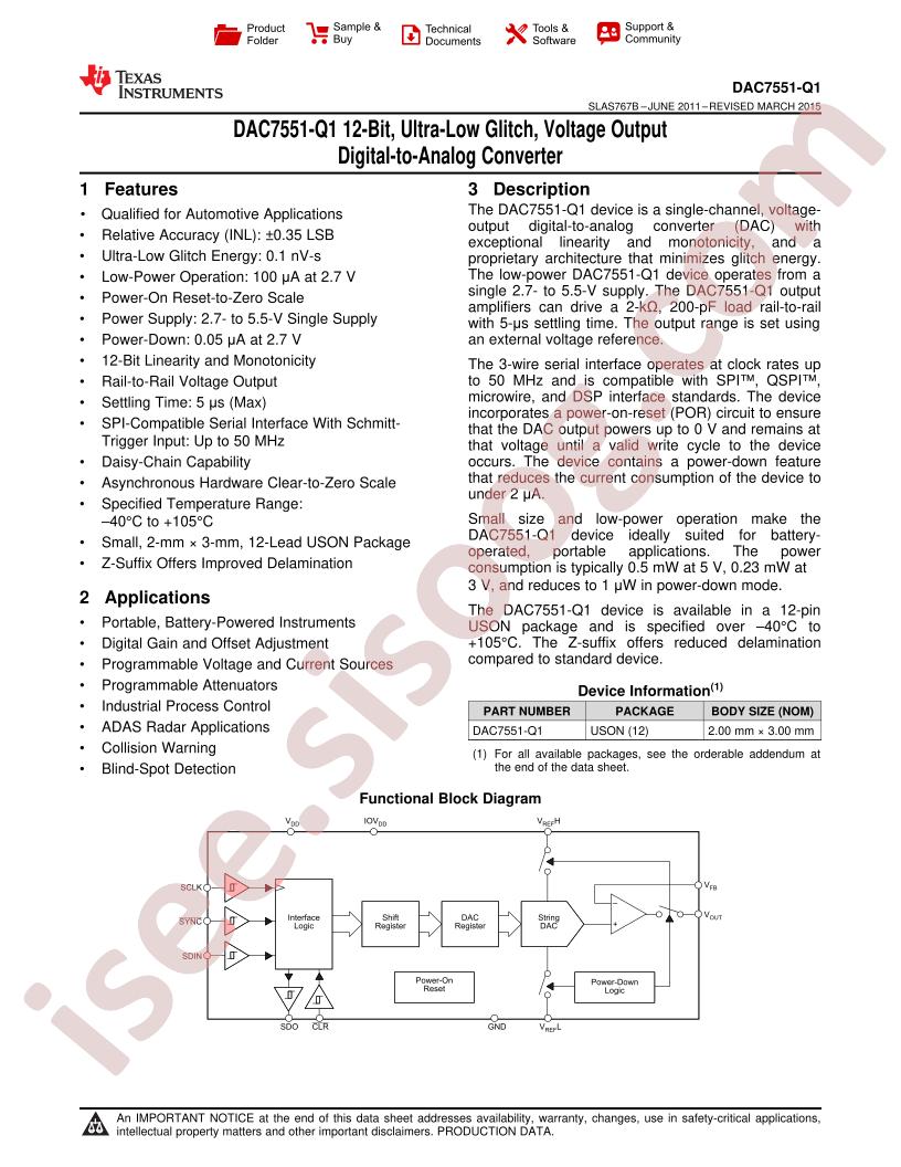 DAC7551-Q1