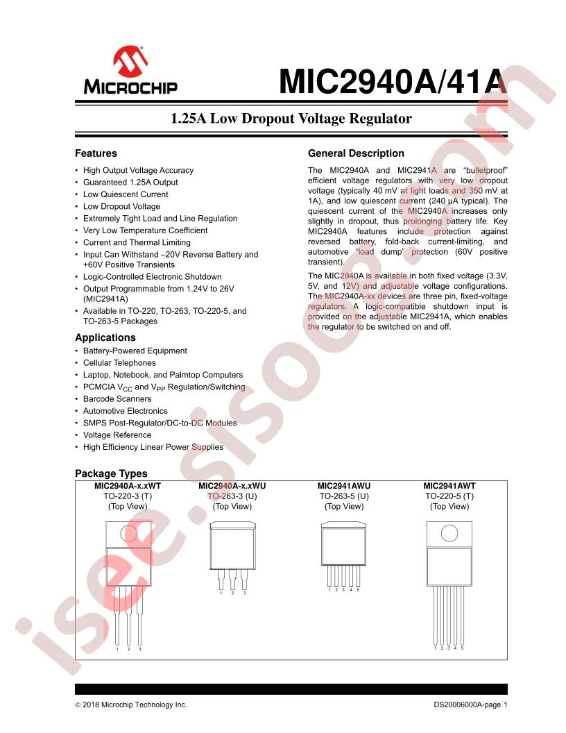 MIC2940A/2941A