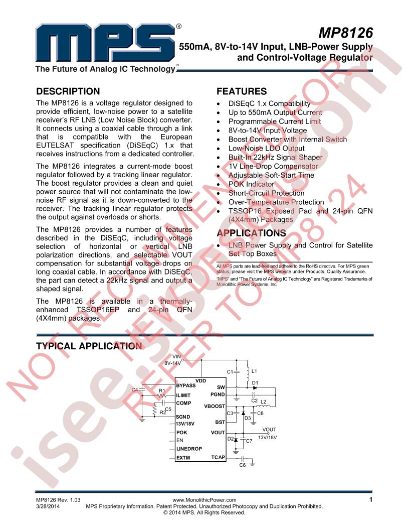 MP8126 Datasheet