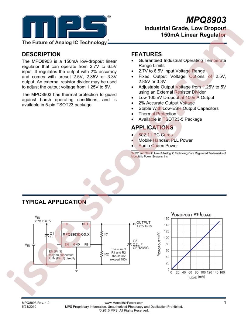 MPQ8903 Datasheet