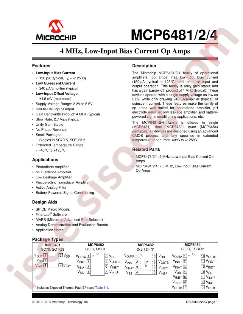 MCP6481,2,4