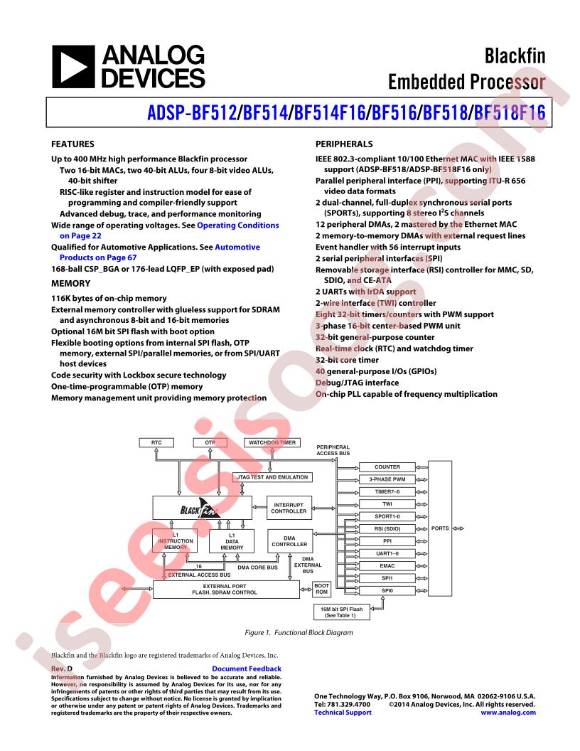 ADSP-BF512/4/6/8(F16)