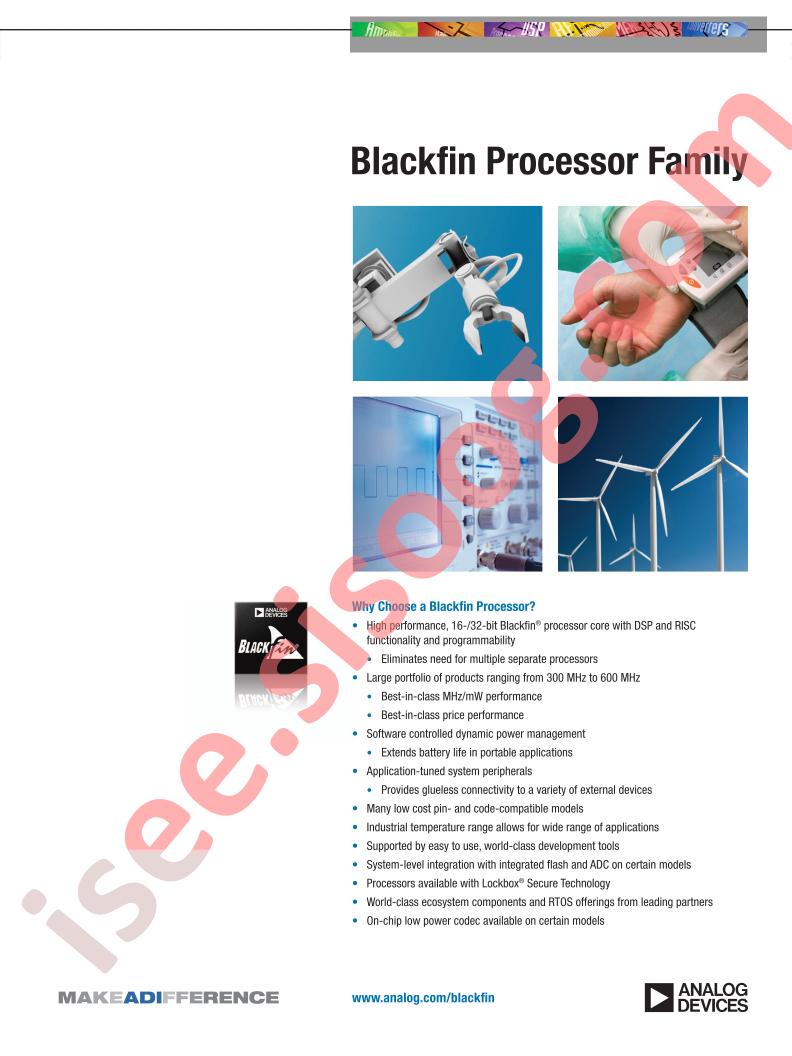 Blackfin Processor Family