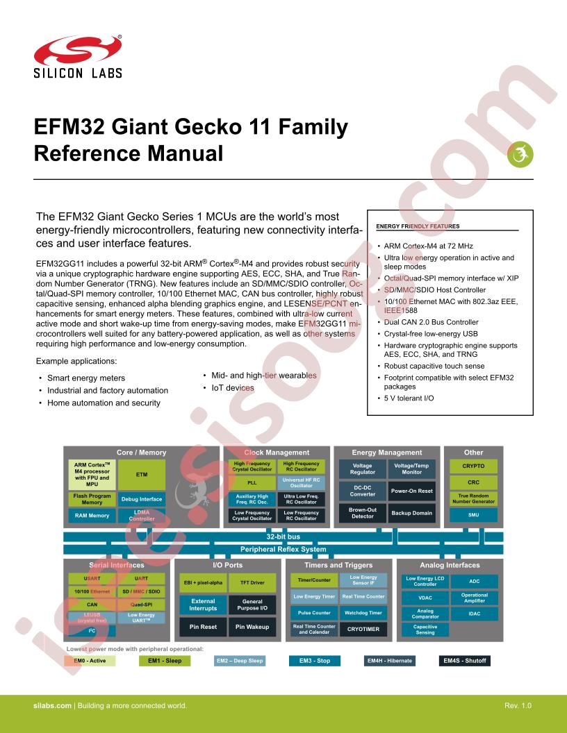 EFM32 Giant Gecko Family Manual