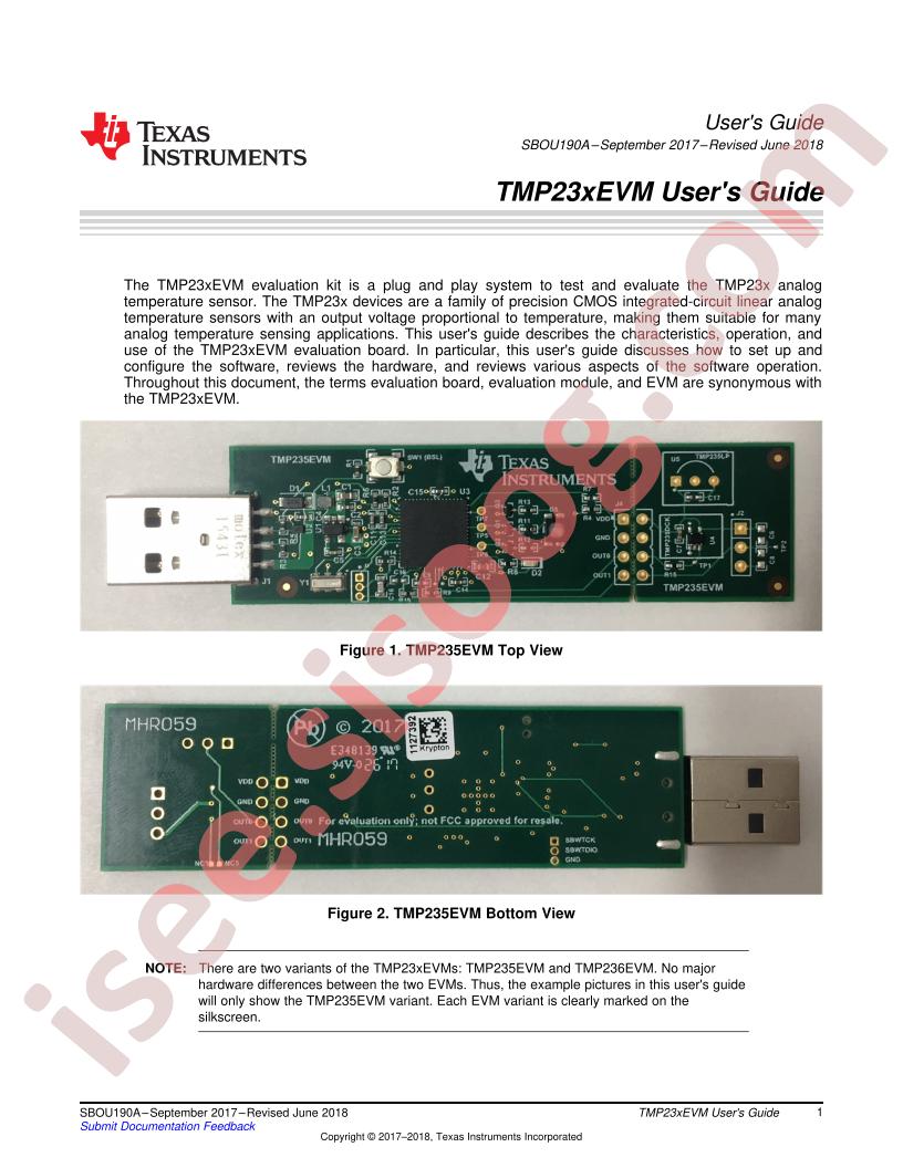 TMP235EVM User Guide