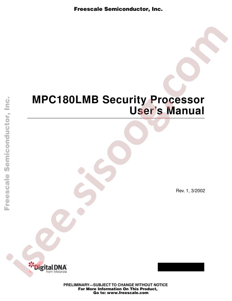 MPC180LMB Manual