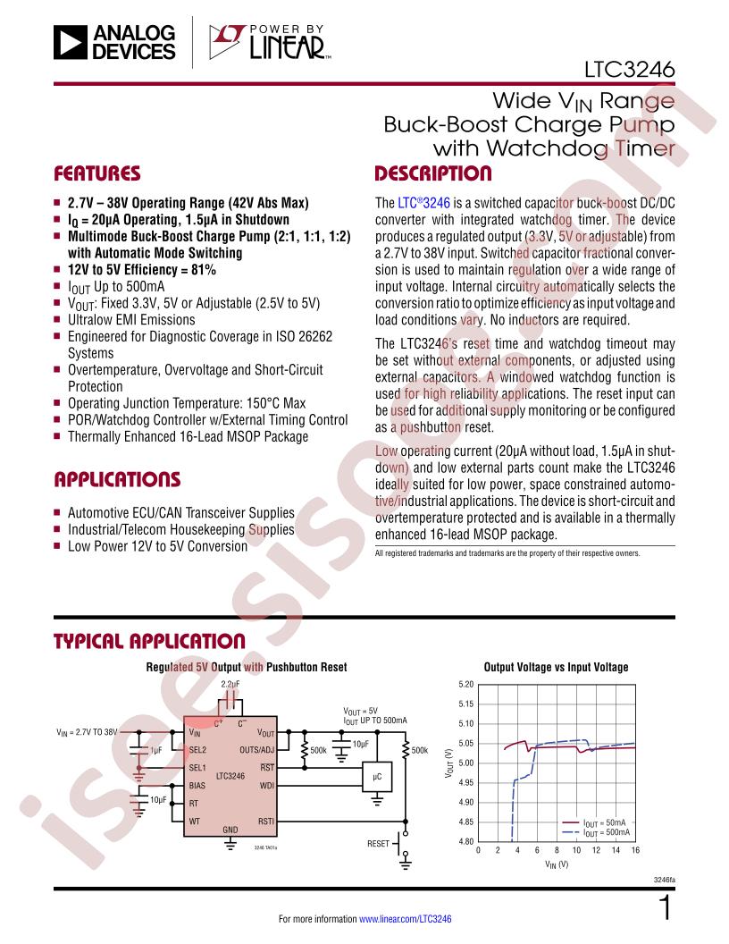 LTC3246 Datasheet