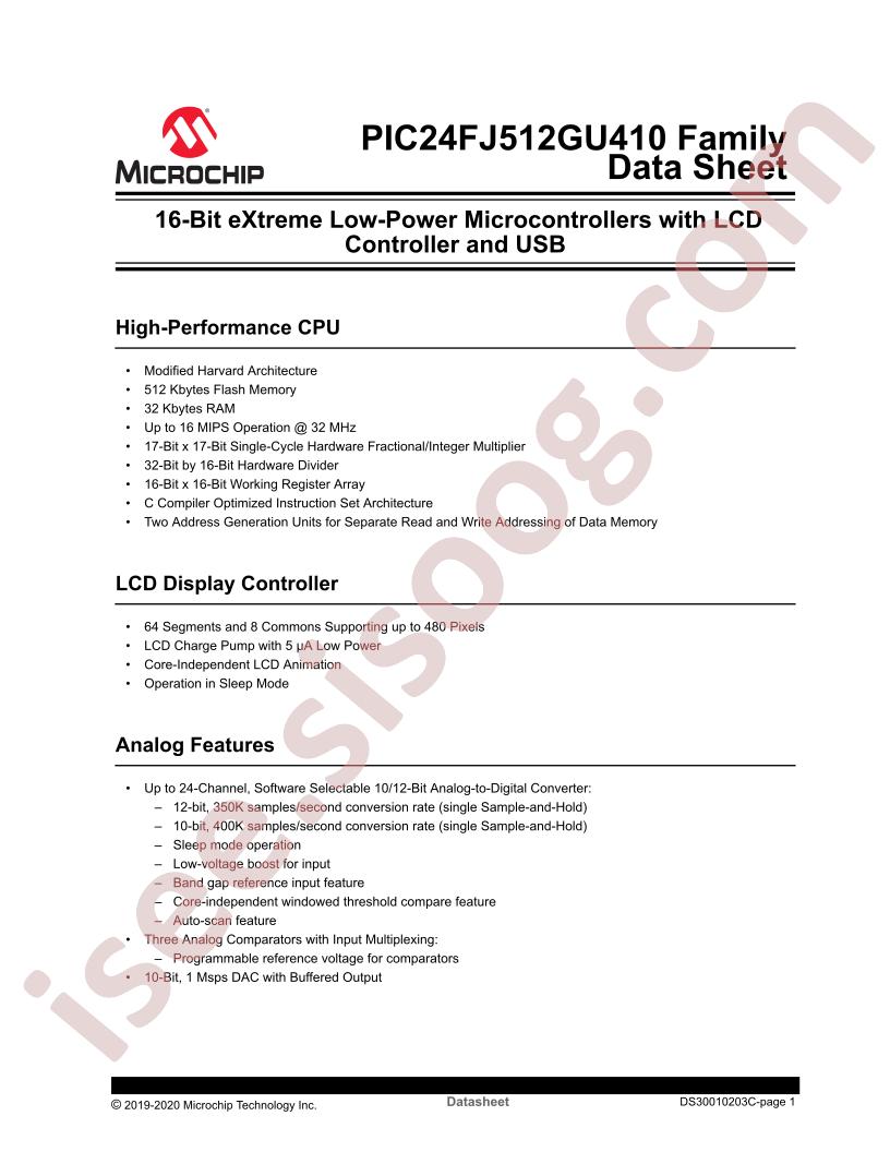 PIC24FJ512GU410 Family~