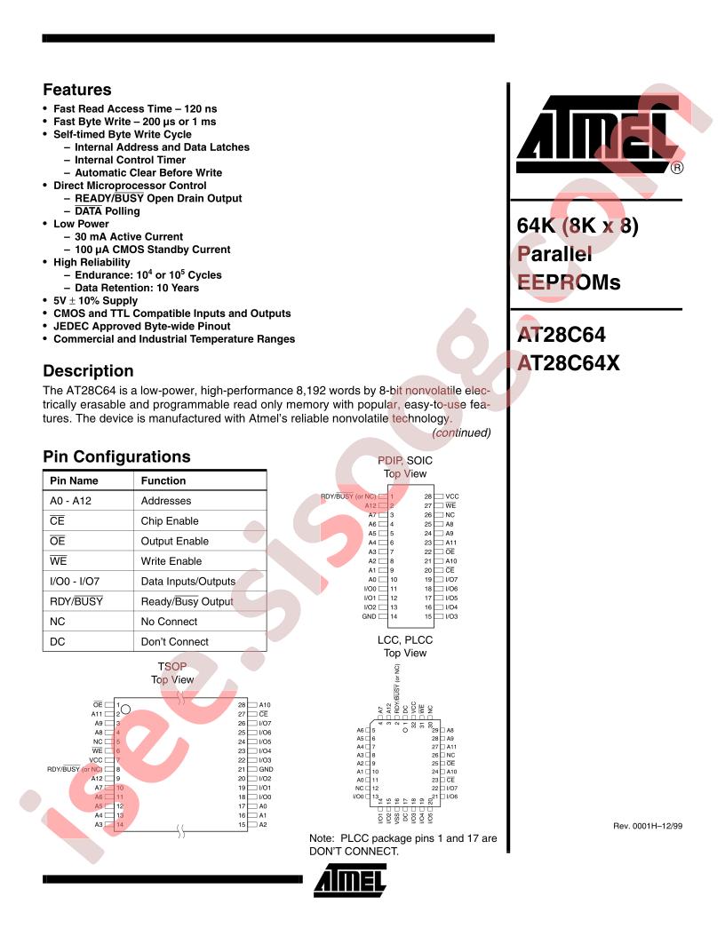 AT28C64(X)