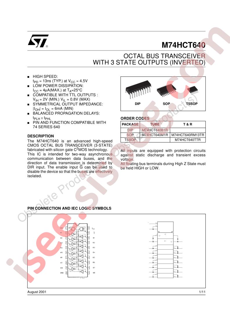 M74HCT640