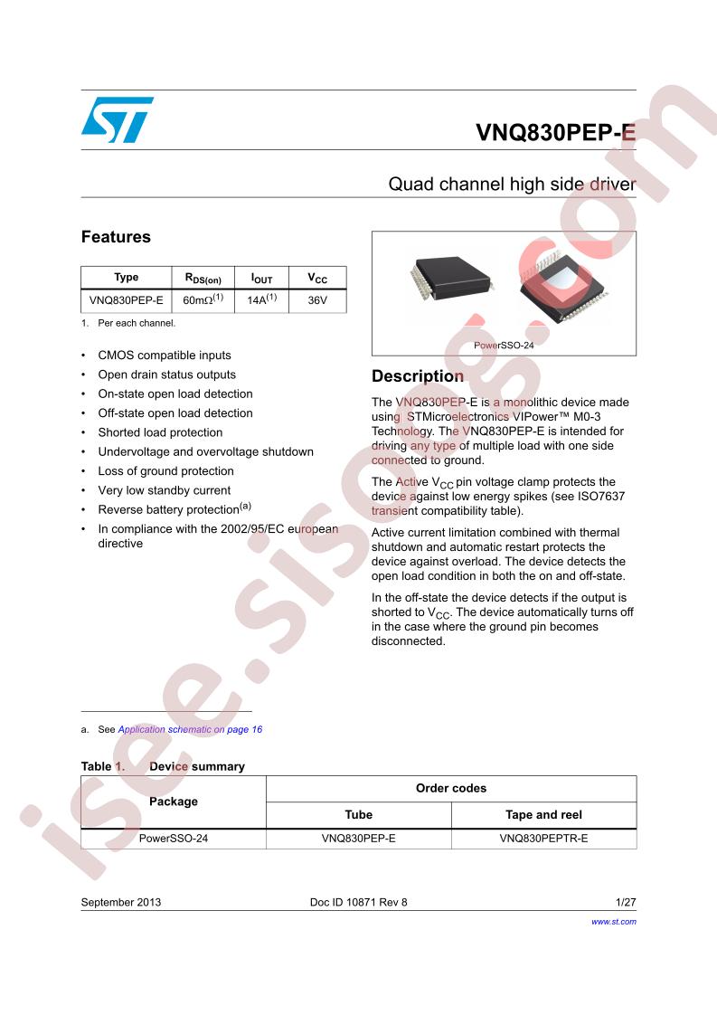VNQ830PEP-E
