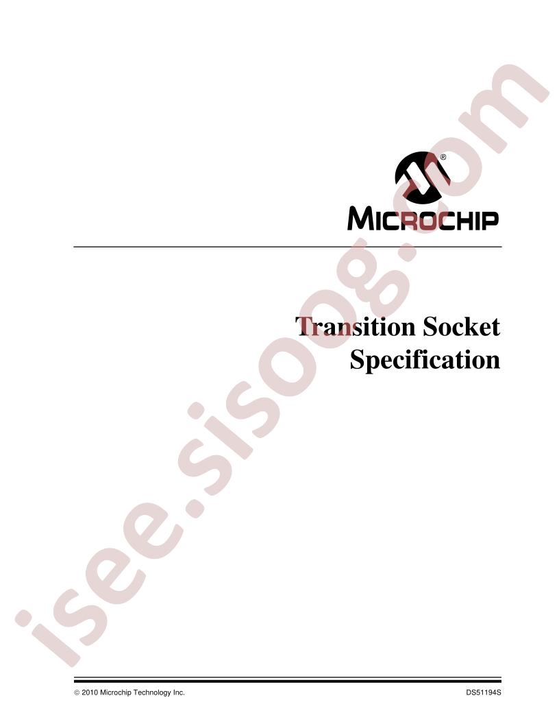 Transistion Socket Specification