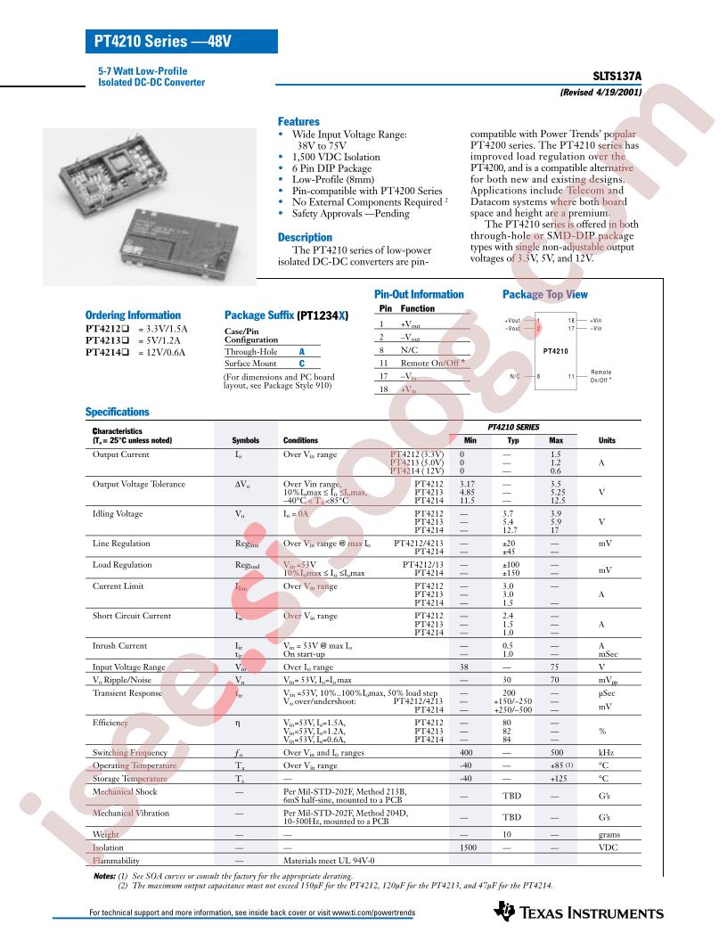 PT4210 Series