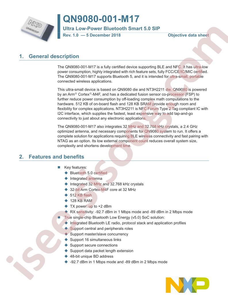 QN9080-001-M17 Datasheet