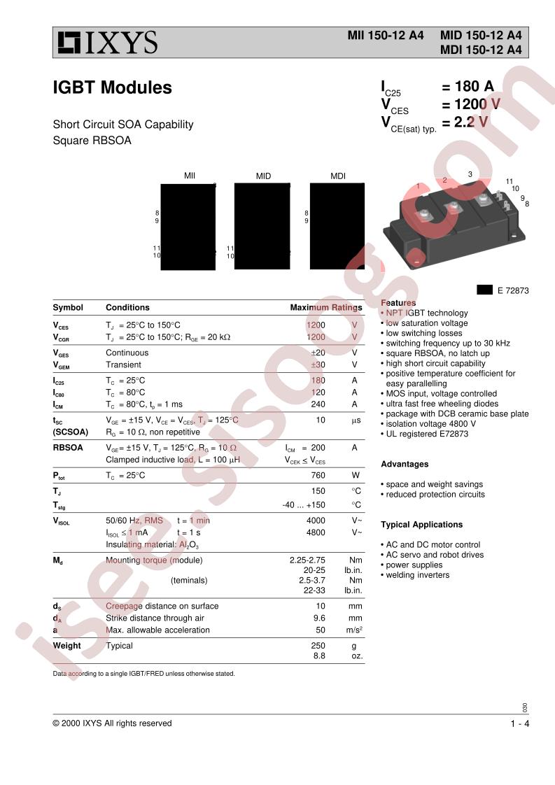 M(II,ID,DI)150-12A4