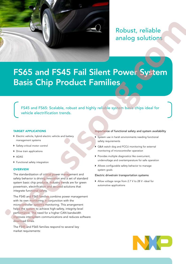 FS65, FS45 Fact Sheet