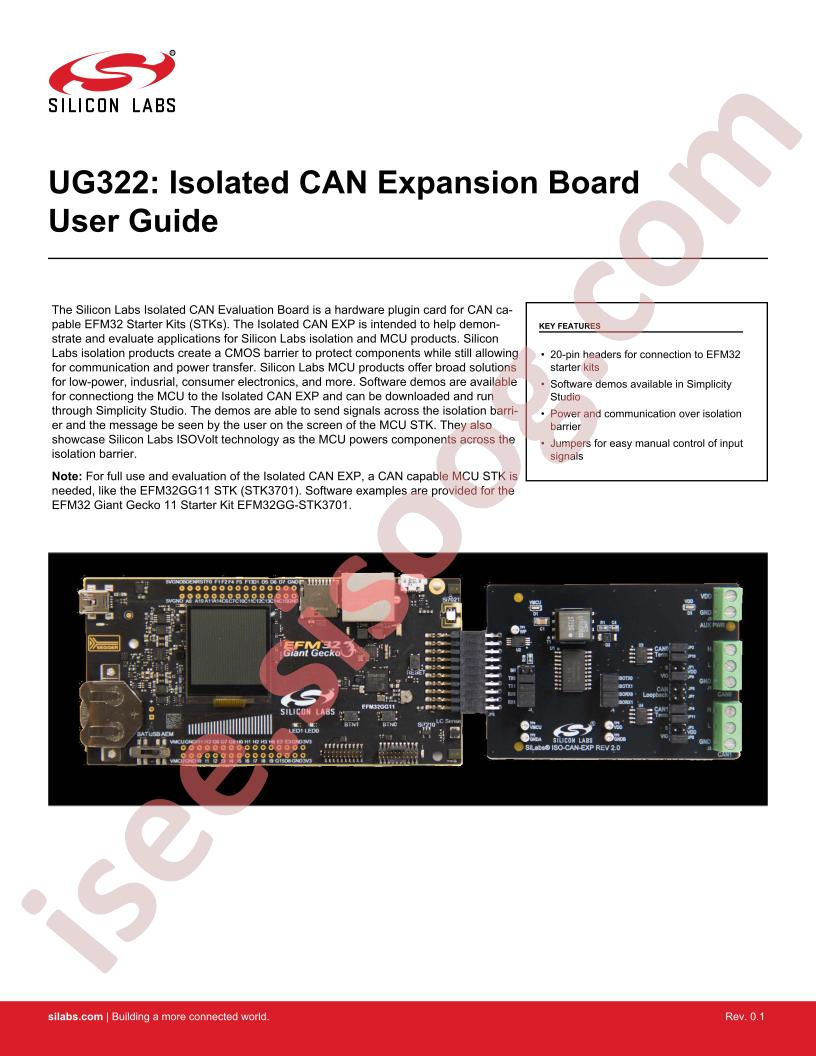 ISOLATED-CAN-EK User Guide