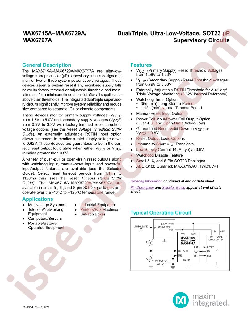 MAX6715A-29A/97A